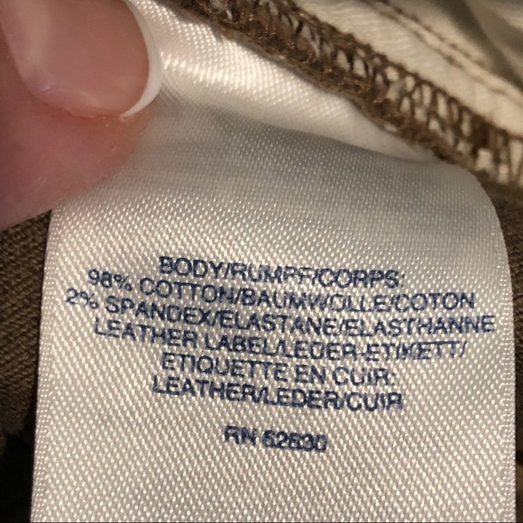 Lands’ End 16W Mid Rise Straight Leg Corduroys Tan - Picture 12 of 13